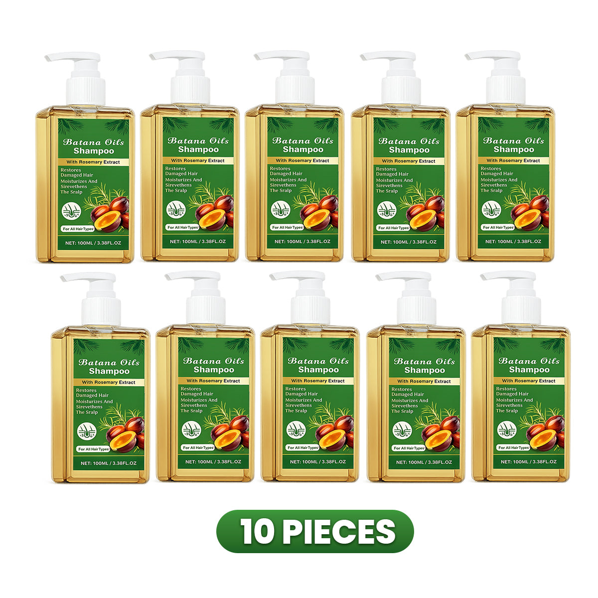 Batana Oil Shampoo with Rosemary Extract