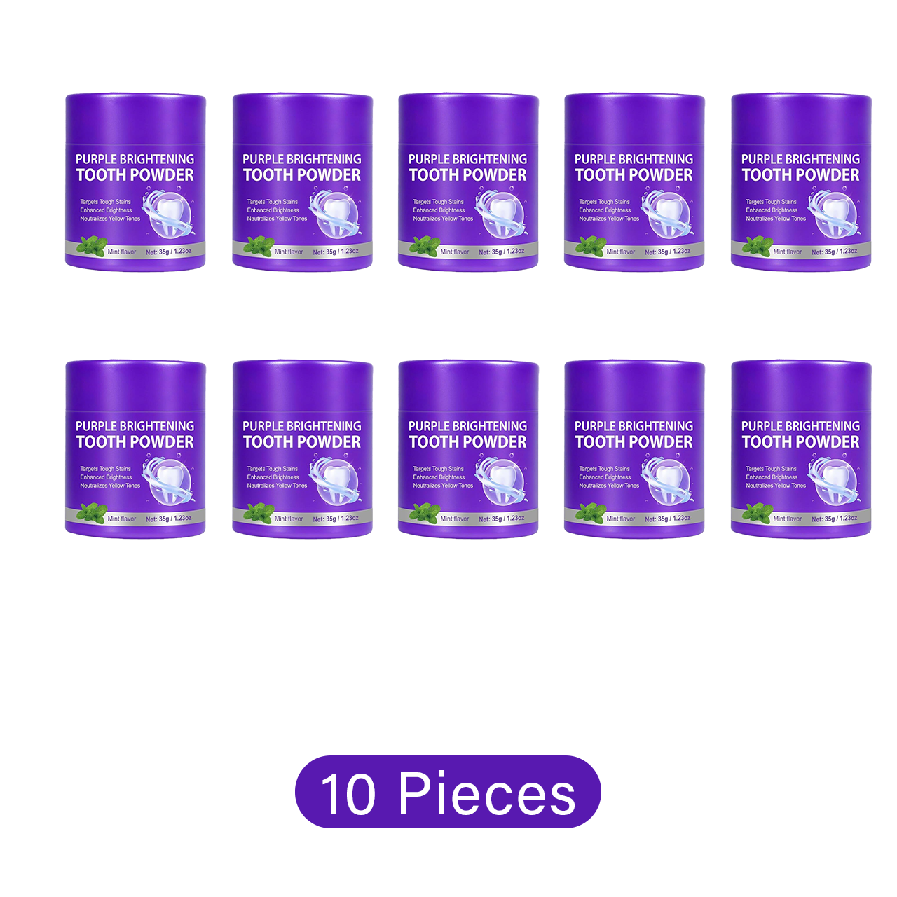 ✨Last Day Promotion 60% OFF ⏰ Purple Brightening Teeth Powder – Removes Stains, Enamel Safe & Sensitivity