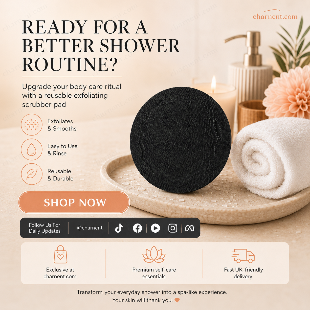 Scrub Bath Pads US