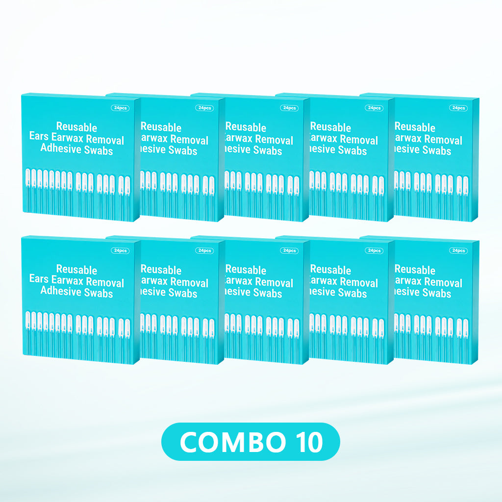 Reusable Earwax Removal Adhesive Swabs for Ear Cleaning