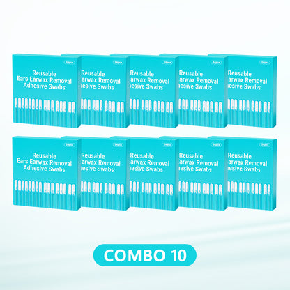 Reusable Earwax Removal Adhesive Swabs for Ear Cleaning