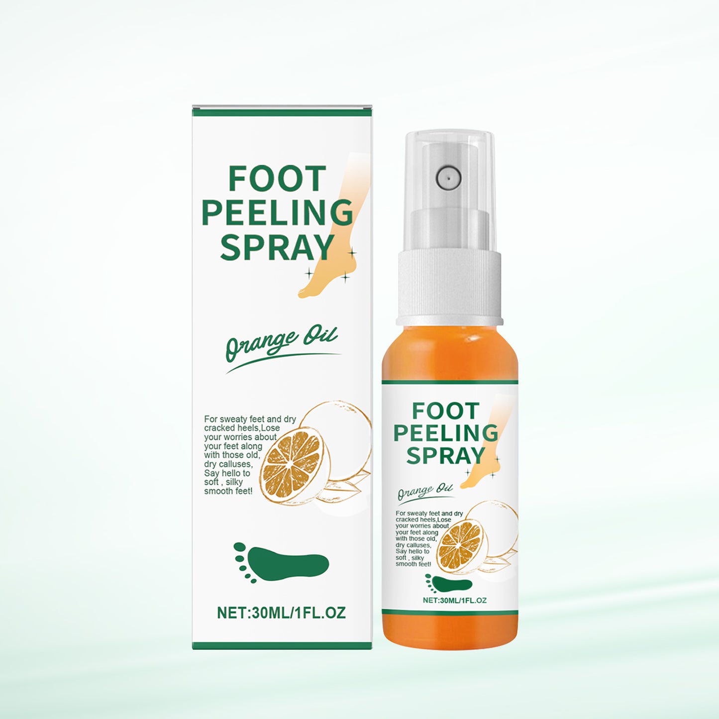 Last Day Promotion 60% OFF🔥 Orange Oil Foot Callus Removal Spray – Smooth & Callus-Free in 5 Minutes