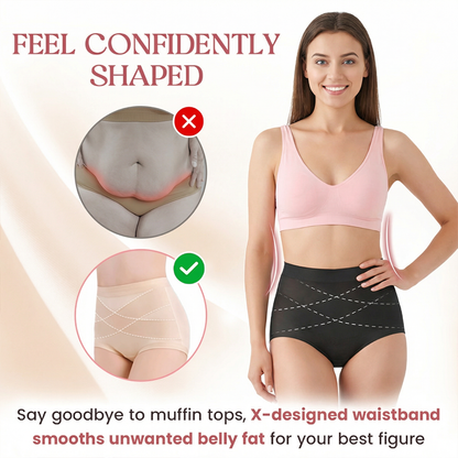 Last Day Promotion 60% OFF ⏰ High-Waist Cross Abs Shaping Panties