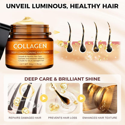 Collagen Deep Conditioning Hair Mask for Dry & Damaged Hair