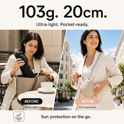 🌺 Summer Hot Sale 65% OFF 🌂💐 Ultra-Lightweight Compact All-Weather Umbrella UPF 50+