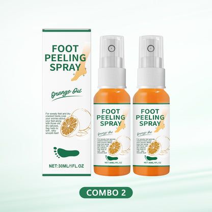 Last Day Promotion 60% OFF🔥 Orange Oil Foot Callus Removal Spray – Smooth & Callus-Free in 5 Minutes