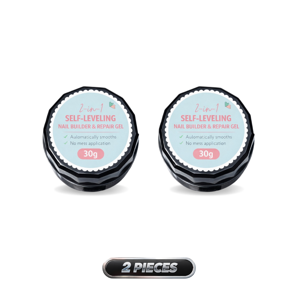 Last Day Promotion 60% OFF + FREE SHIPPING⏰ 2-in-1 Self-Leveling Nail Builder & Repair Gel 🏆 Over 50,000+ Sold