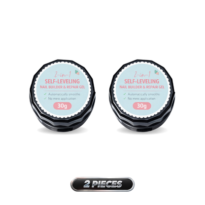 Last Day Promotion 60% OFF + FREE SHIPPING⏰ 2-in-1 Self-Leveling Nail Builder & Repair Gel 🏆 Over 50,000+ Sold