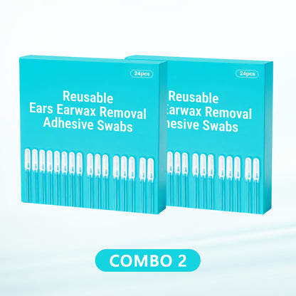 Reusable Earwax Removal Adhesive Swabs for Ear Cleaning