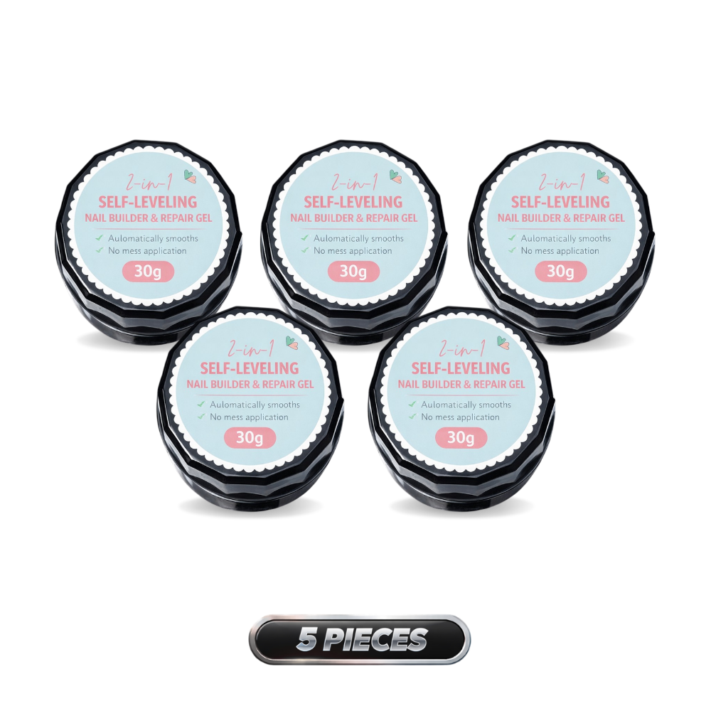 Last Day Promotion 60% OFF + FREE SHIPPING⏰ 2-in-1 Self-Leveling Nail Builder & Repair Gel 🏆 Over 50,000+ Sold