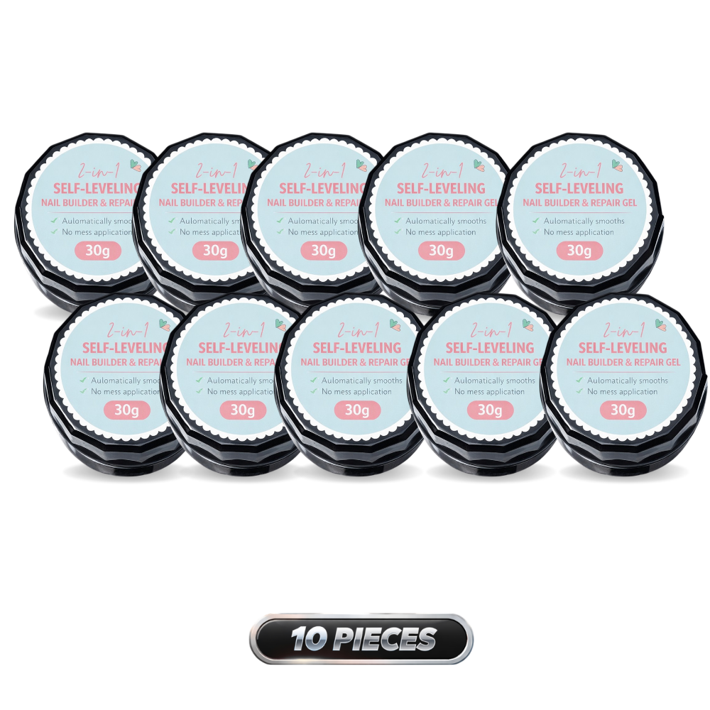 Last Day Promotion 60% OFF + FREE SHIPPING⏰ 2-in-1 Self-Leveling Nail Builder & Repair Gel 🏆 Over 50,000+ Sold