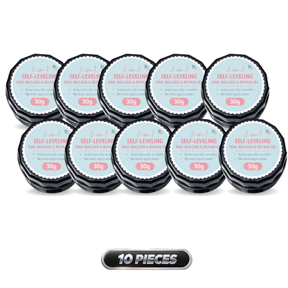Last Day Promotion 60% OFF + FREE SHIPPING⏰ 2-in-1 Self-Leveling Nail Builder & Repair Gel 🏆 Over 50,000+ Sold
