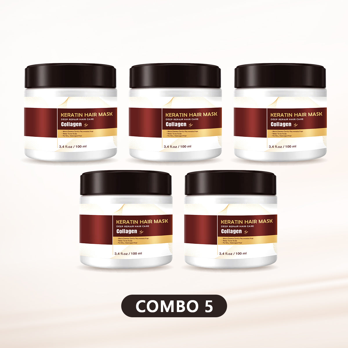 HOT SALE 60% OFF🔥 Professional Collagen Hair Treatment Mask - Deep Nourishment, Strong Repair