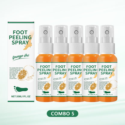 Last Day Promotion 60% OFF🔥 Orange Oil Foot Callus Removal Spray – Smooth & Callus-Free in 5 Minutes