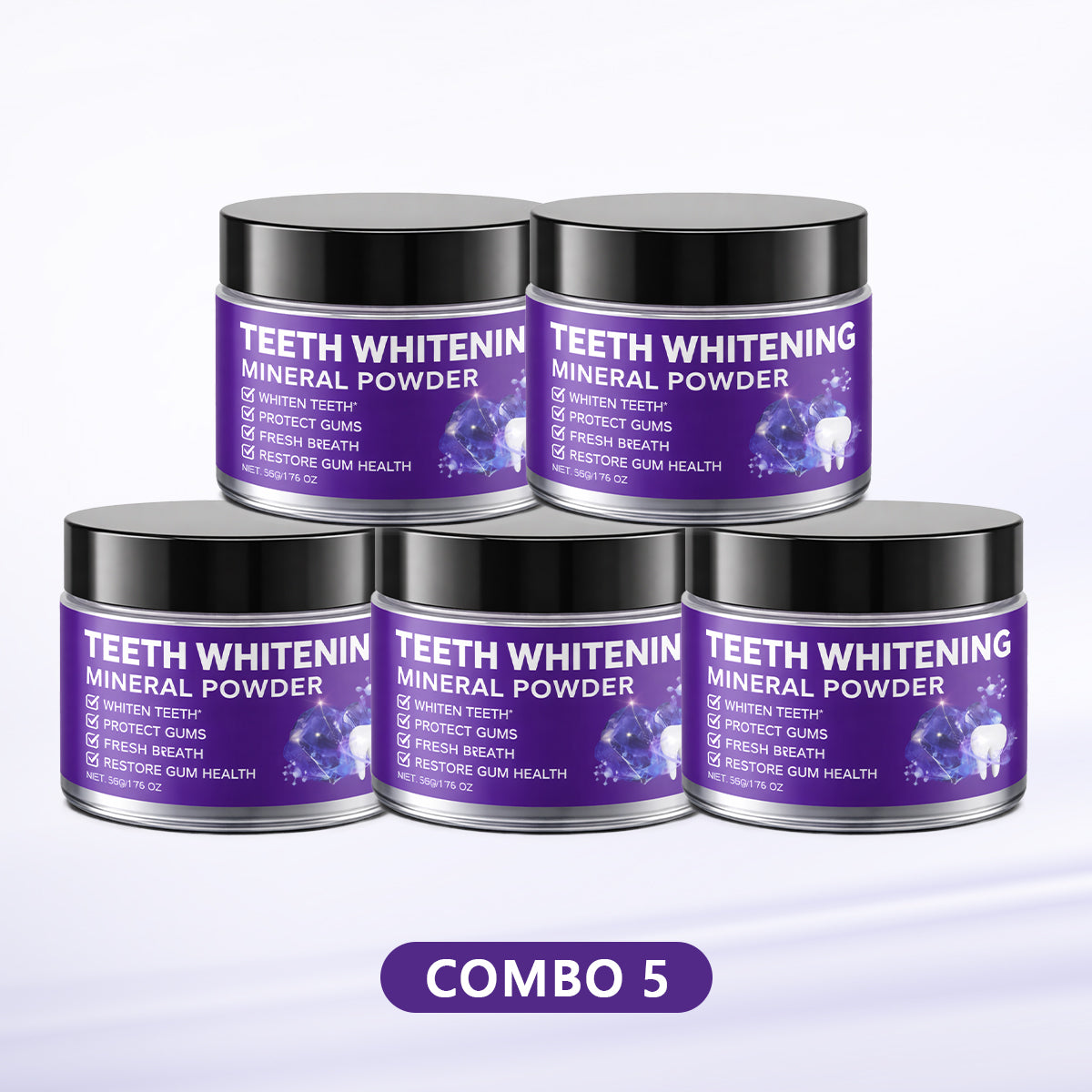 Last Day Promotion 60% OFF🔥 Advanced Mineral Whitening Tooth Powder - Removes Stains, No Sensitivity