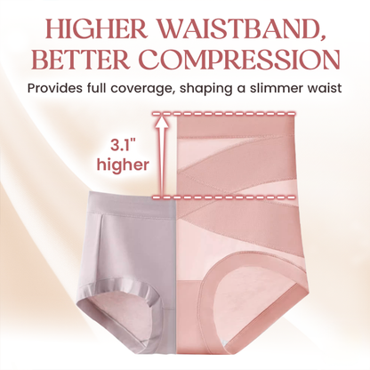 Last Day Promotion 60% OFF ⏰ High-Waist Cross Abs Shaping Panties