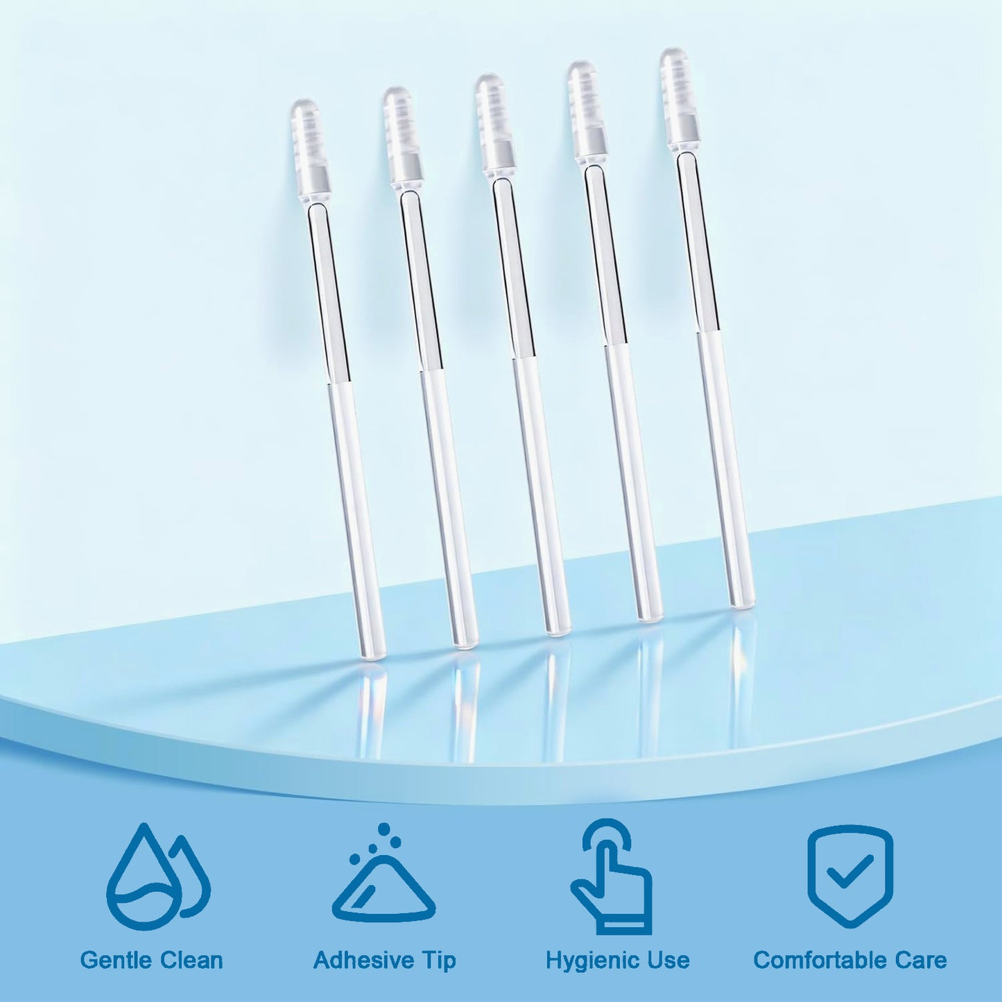 Last Day Promotion 60% OFF ⏰ Reusable Earwax Removal Adhesive Swabs for Ear Cleaning – Gentle & Safe for All Ages