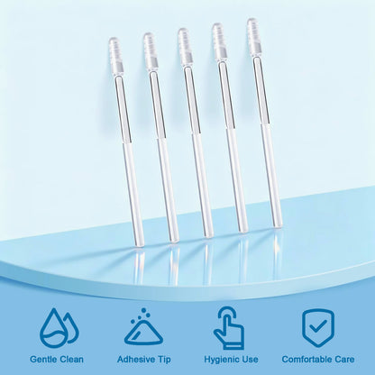 Last Day Promotion 60% OFF ⏰ Reusable Earwax Removal Adhesive Swabs for Ear Cleaning – Gentle & Safe for All Ages
