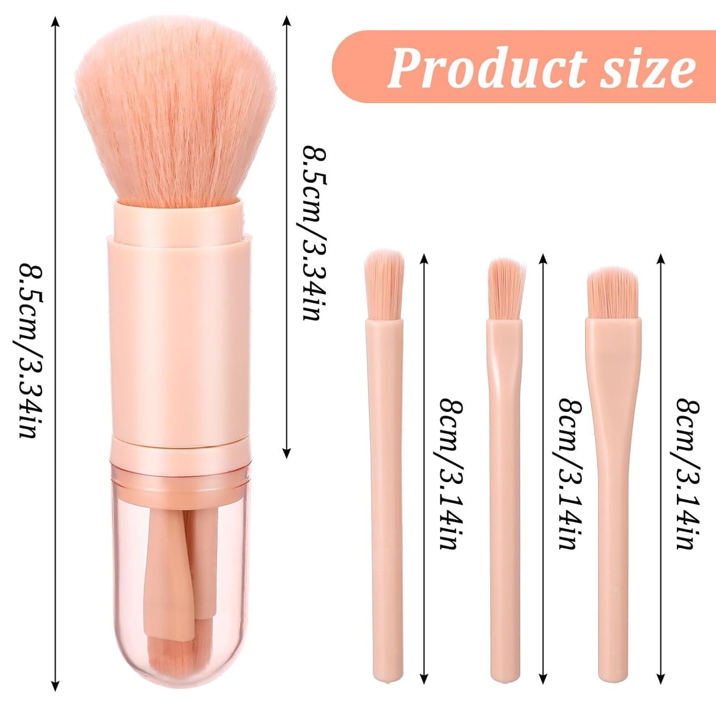 Travel Makeup Brush Set