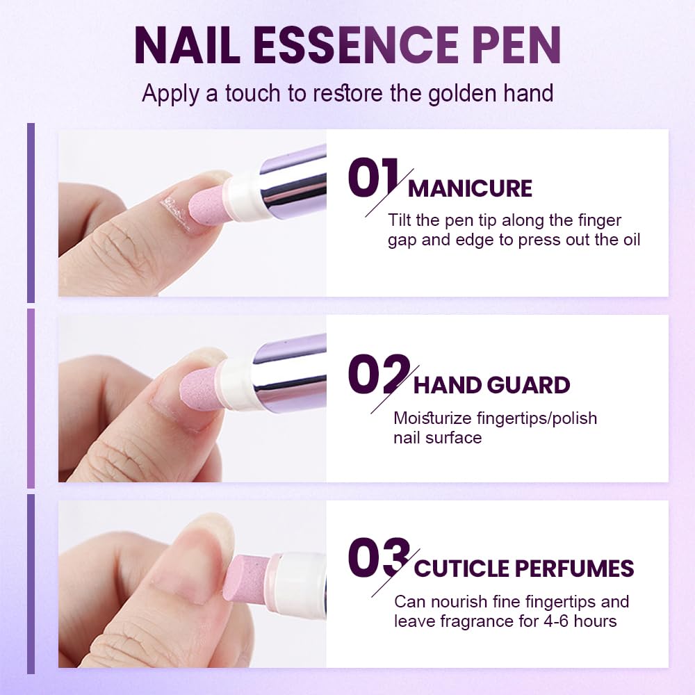 2026 New Upgraded 3-in-1 Cuticle Pusher & Oil Pen💅