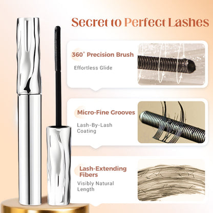 🥳2026 HOT SALE🥳💞50K+ SOLD!👁️✨ Waterproof Fiber Mascara - Intense Length, Curl & Clump-Free Volume All Day 🌟 . 💖💃