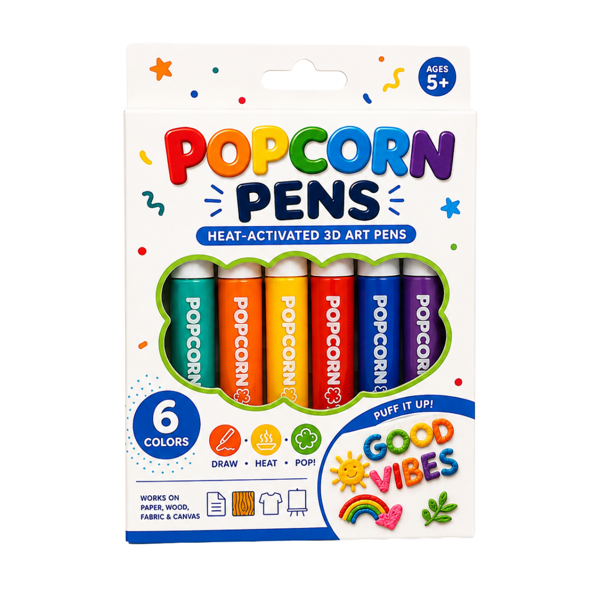🎨 Popcorn Pens