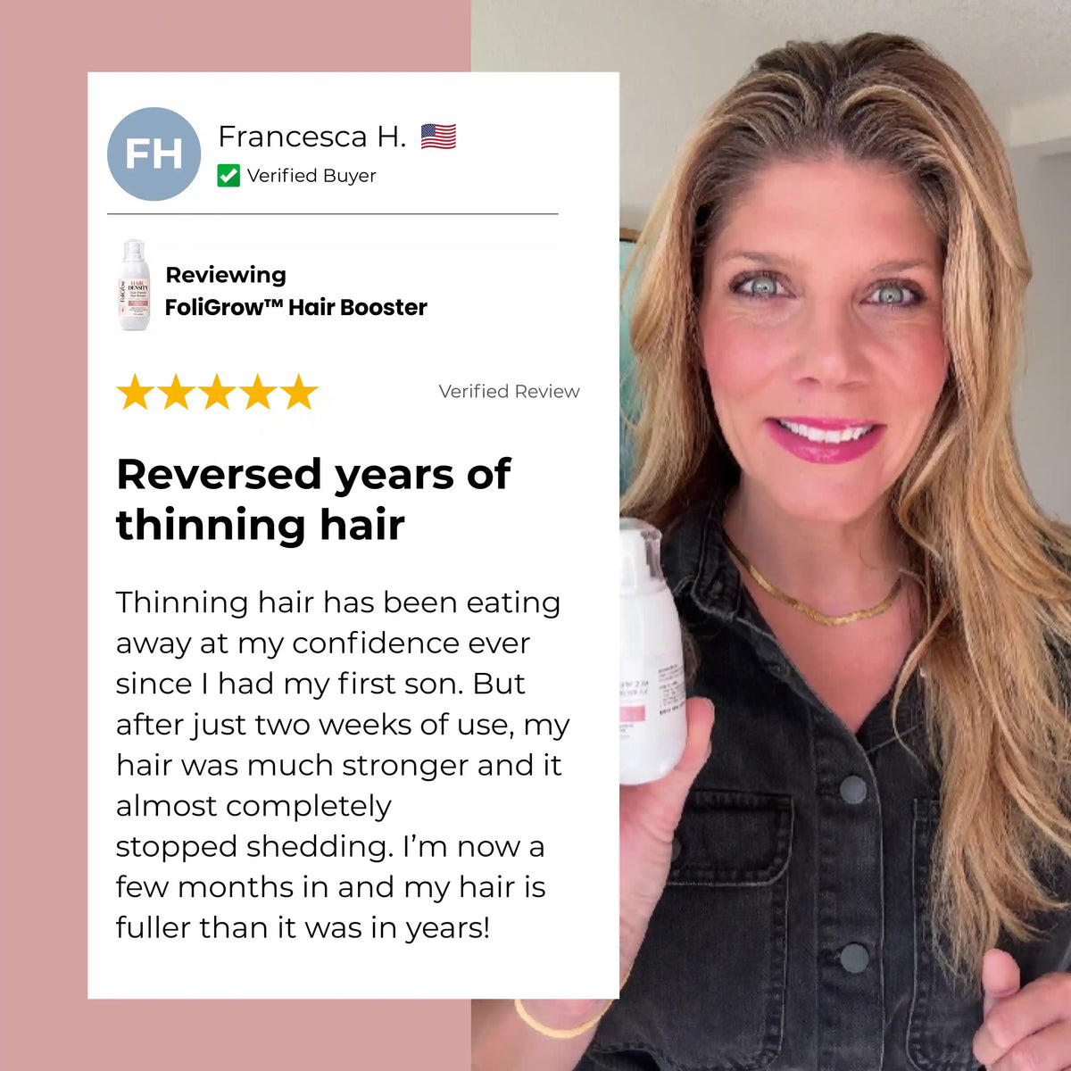 FoliGrow™ Advanced Dual-Peptide Hair Booster 🏆 Highest-Rated Hair Growth Solution of 2026