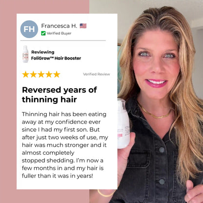 FoliGrow™ Advanced Dual-Peptide Hair Booster 🏆 Highest-Rated Hair Growth Solution of 2026