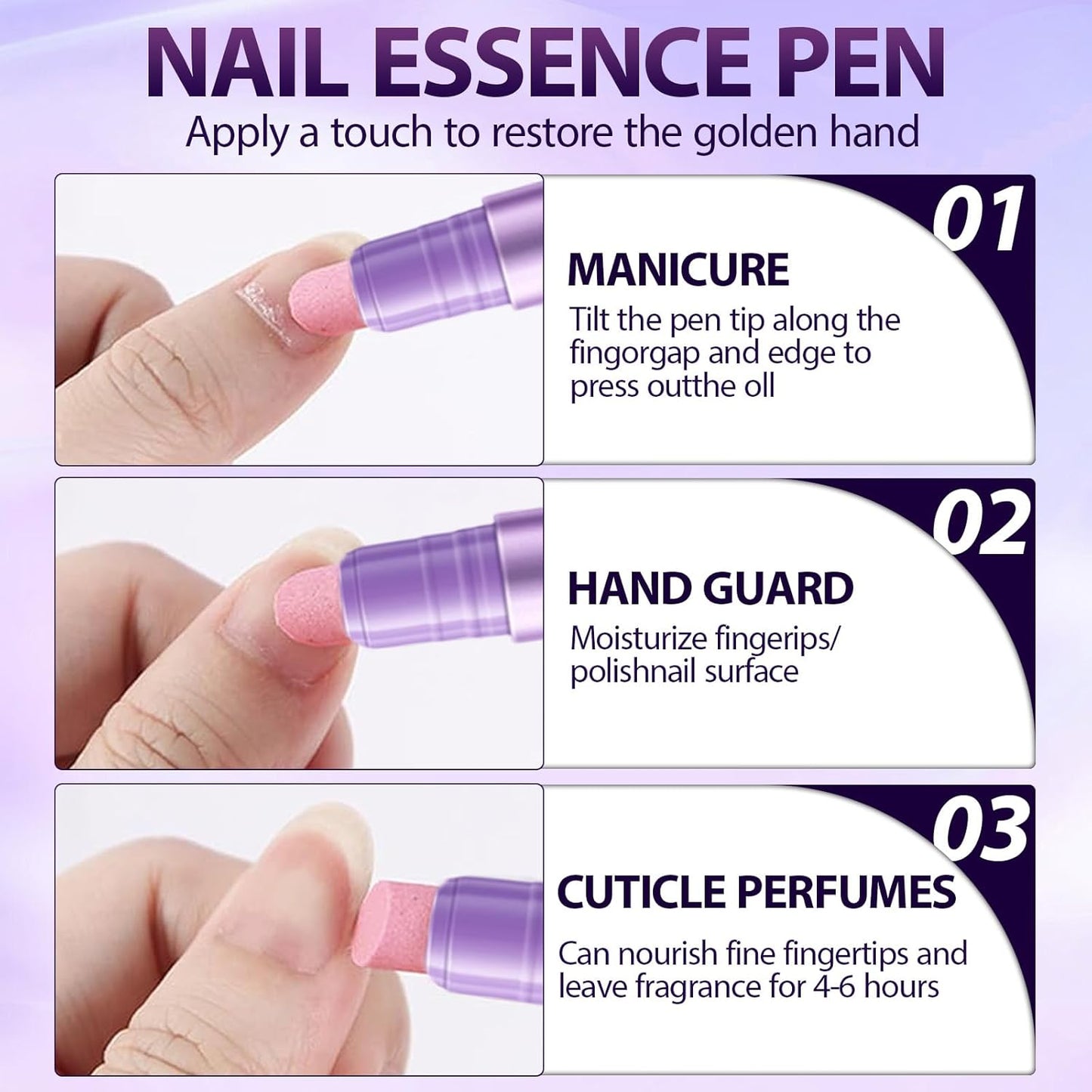 2026 New Upgraded 3-in-1 Cuticle Pusher & Oil Pen💅