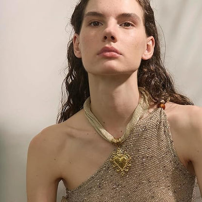 Gold Pendant Necklace