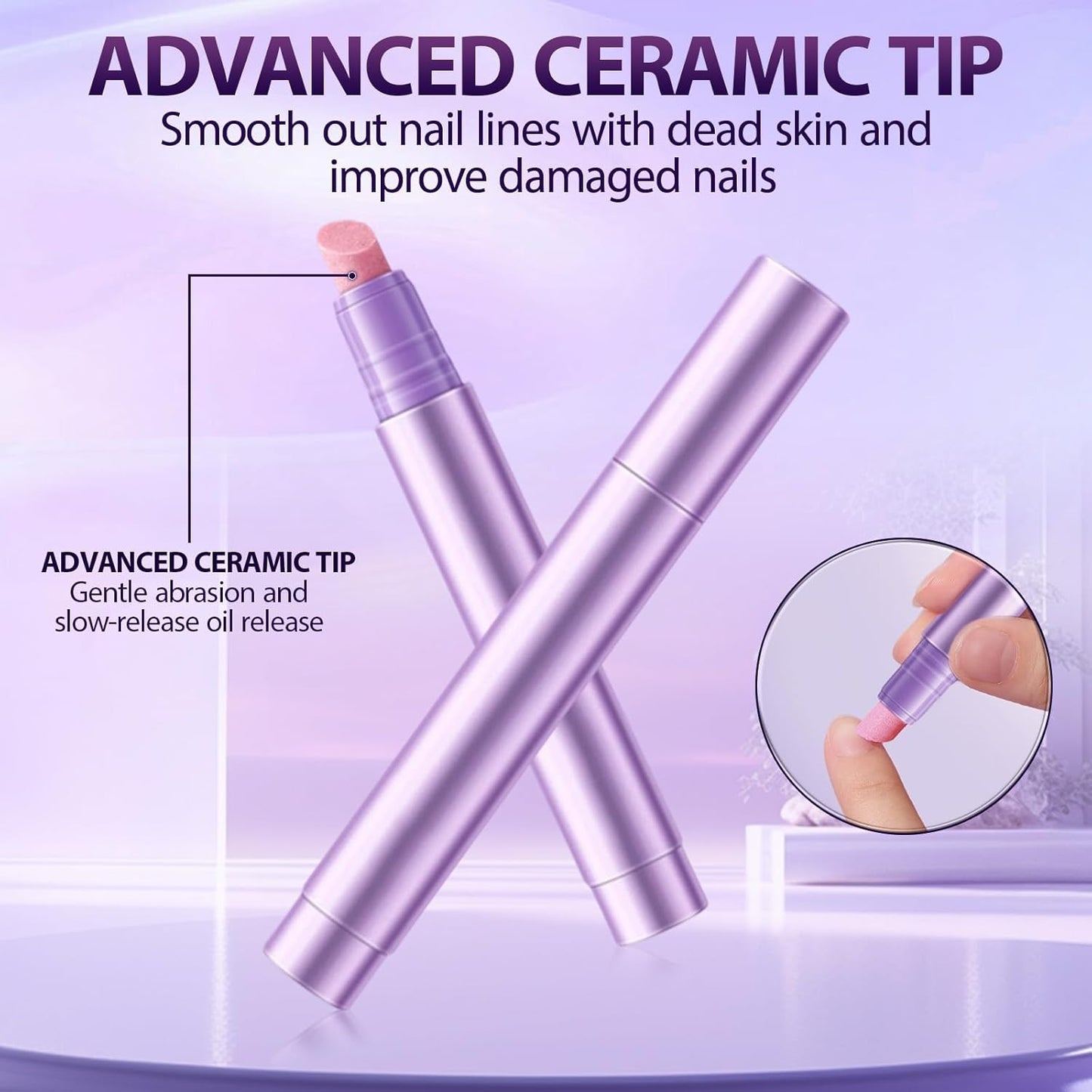 2026 New Upgraded 3-in-1 Cuticle Pusher & Oil Pen💅