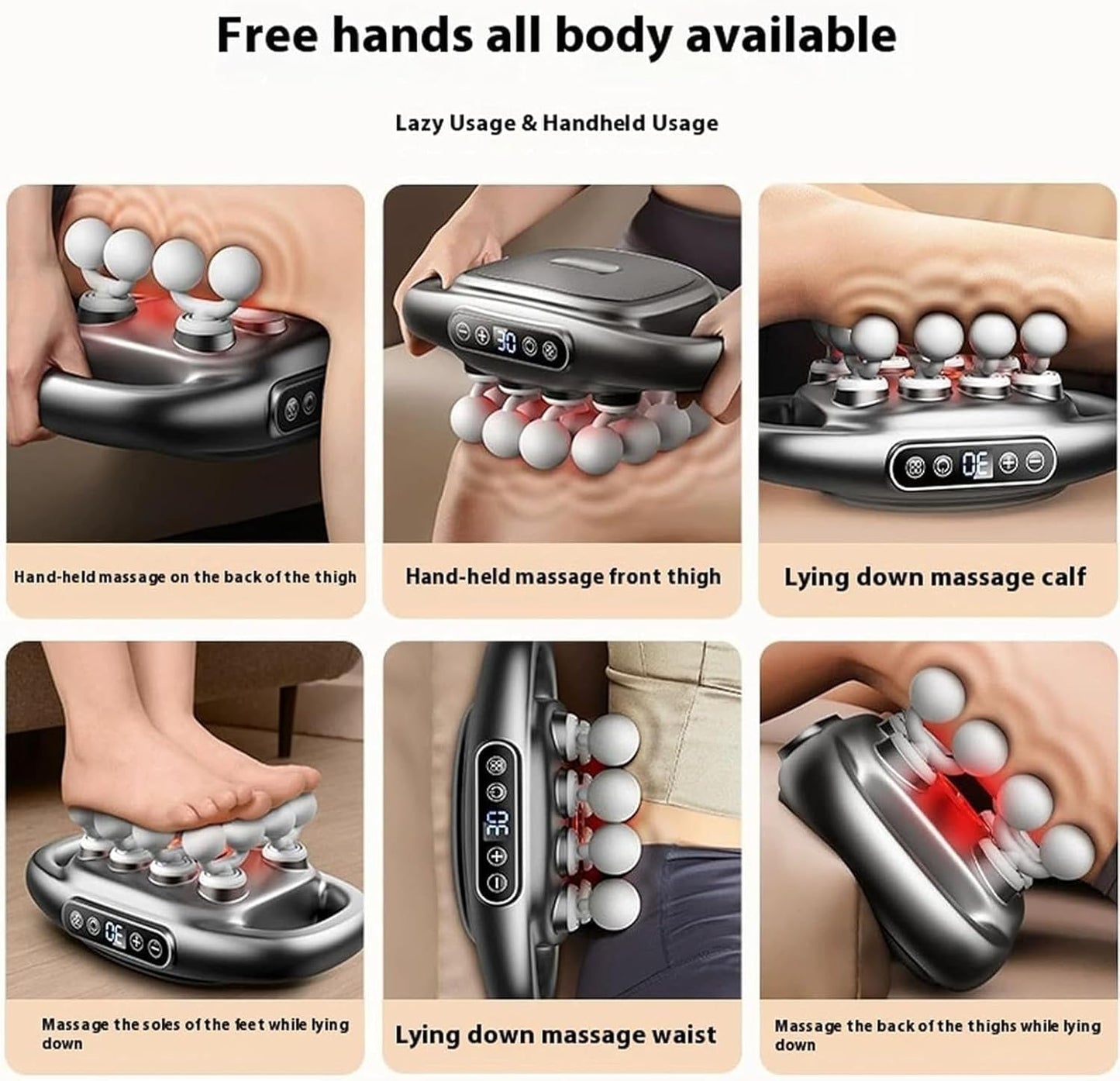 Premium Electric Deep Tissue Massager - 16 Head Full Body Electric Muscle Massager