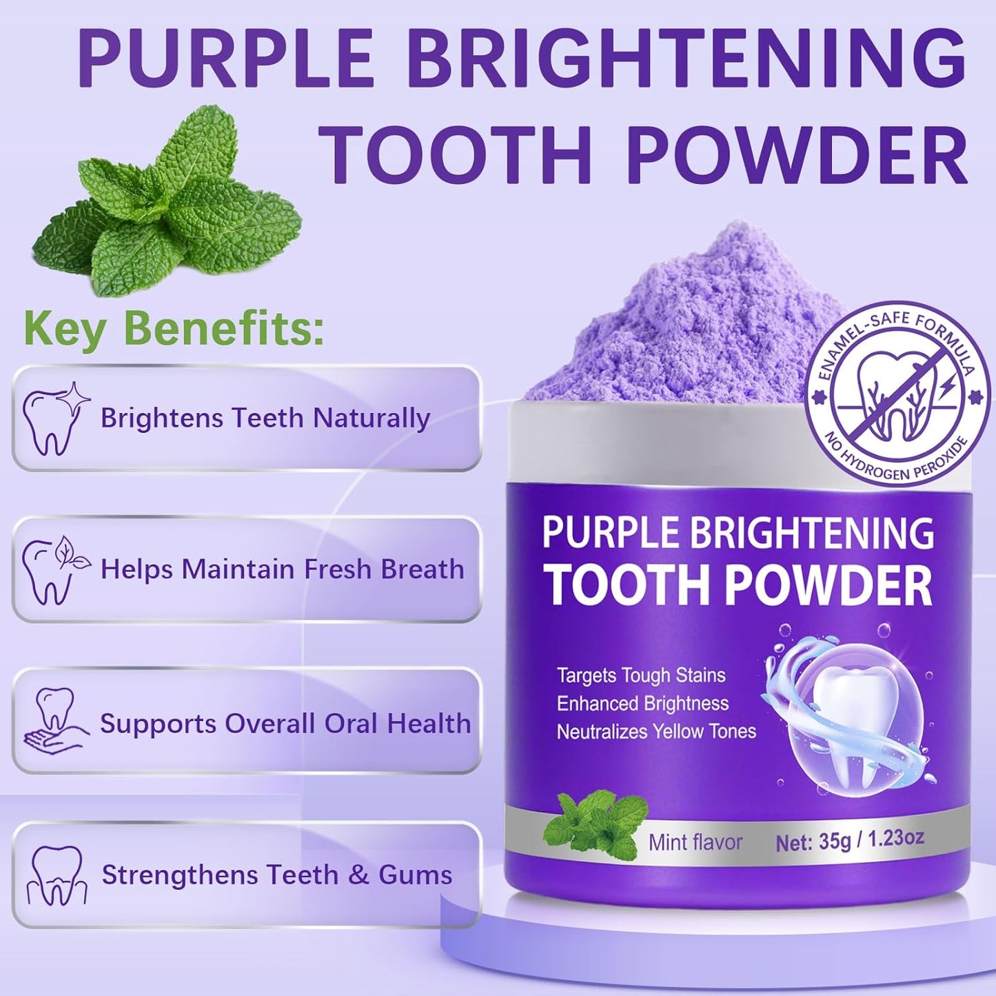 Purple Brightening Teeth Powder US