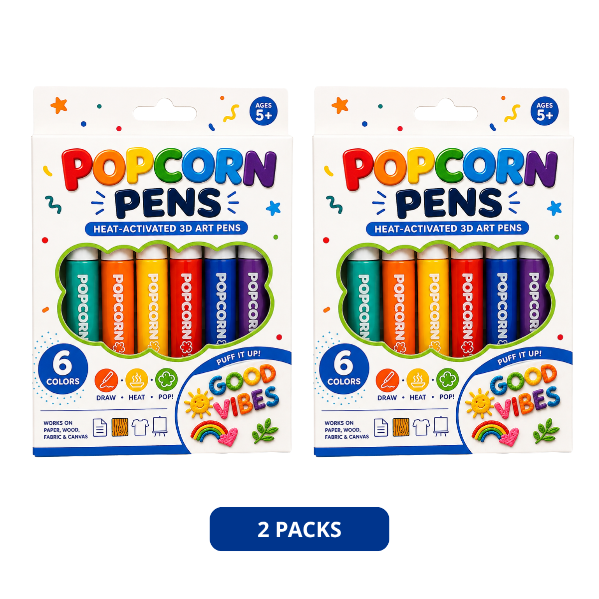 🎨 Popcorn Pens