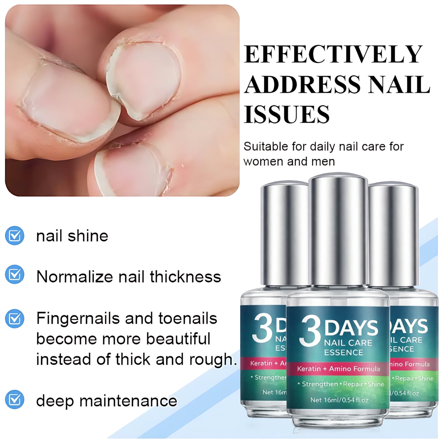 3 Days Nail Care Formula Esscence US