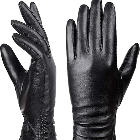 Leather Touchscreen Gloves