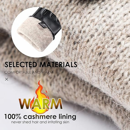 Leather Touchscreen Gloves