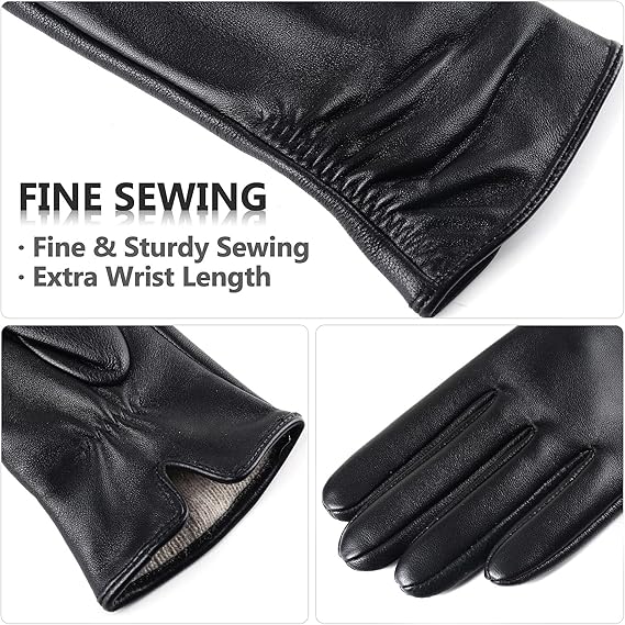 Leather Touchscreen Gloves