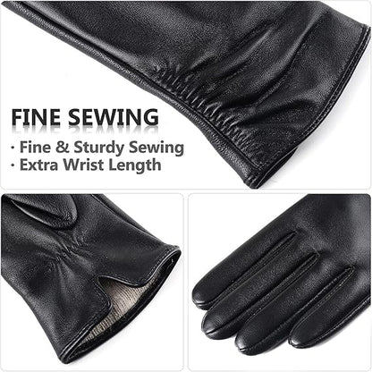 Leather Touchscreen Gloves