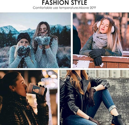 Leather Touchscreen Gloves