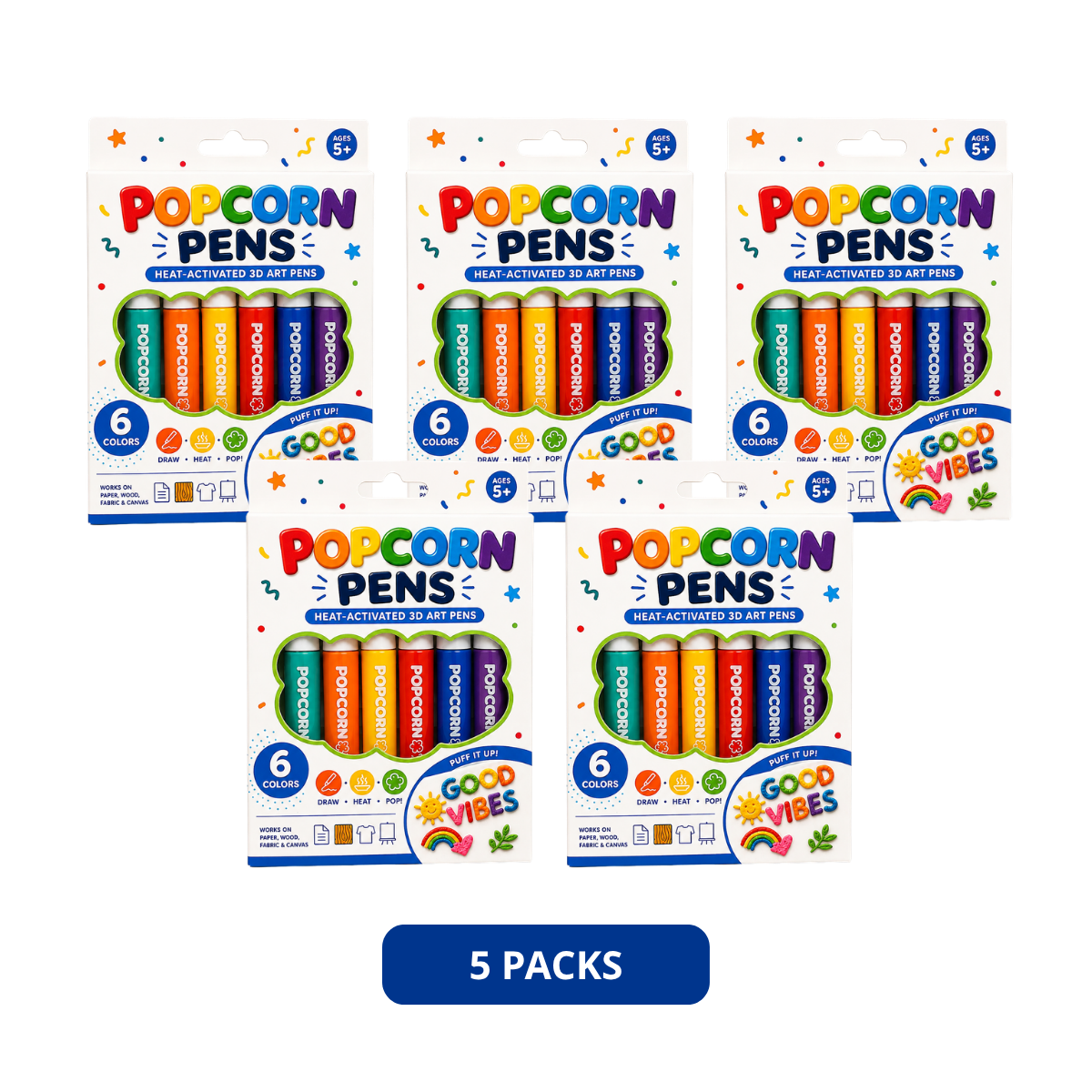 🎨 Popcorn Pens