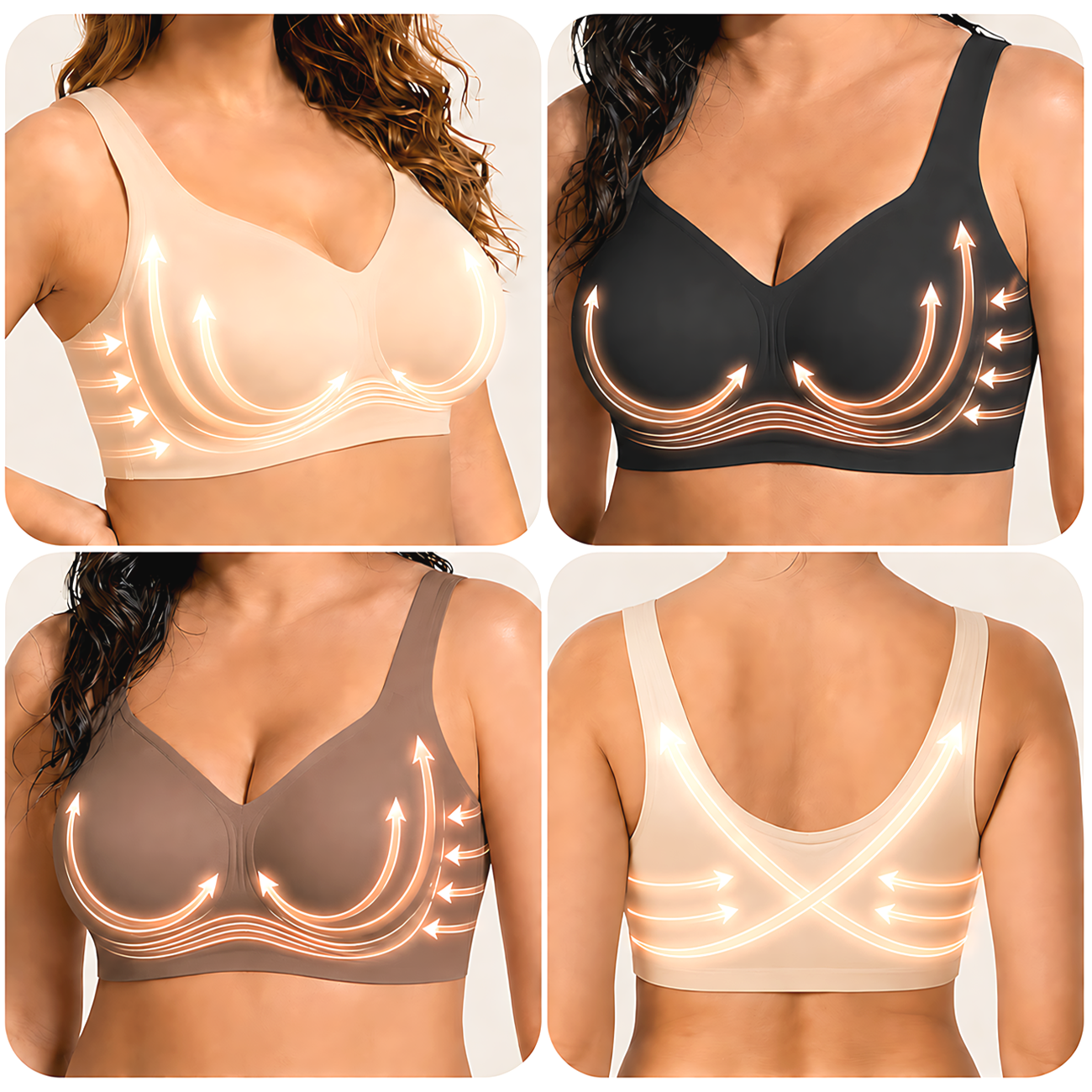 🔥SUMMER SALE: 60% OFF 💖 2026 Full Coverage Wireless Jelly Bra - Support Without The Wires