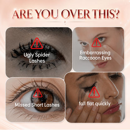 🥳 LAST DAY 60% OFF 👁️✨ Waterproof Fiber Mascara for Natural Volume 💖💃 All-Day Beautiful Lashes, Smudge-Proof!