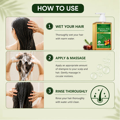 Batana Oil Shampoo with Rosemary Extract