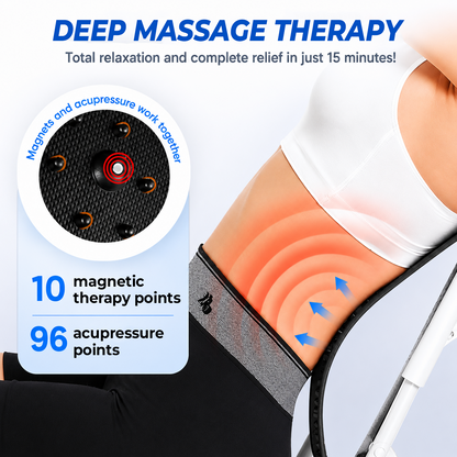 🧲60% OFF NOW🔥 Magnetic Lumbar Stretcher – Acupressure Massage, Portable Design & Relieves Back Pain