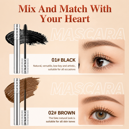 🥳 LAST DAY 60% OFF 👁️✨ Waterproof Fiber Mascara for Natural Volume 💖💃 All-Day Beautiful Lashes, Smudge-Proof!