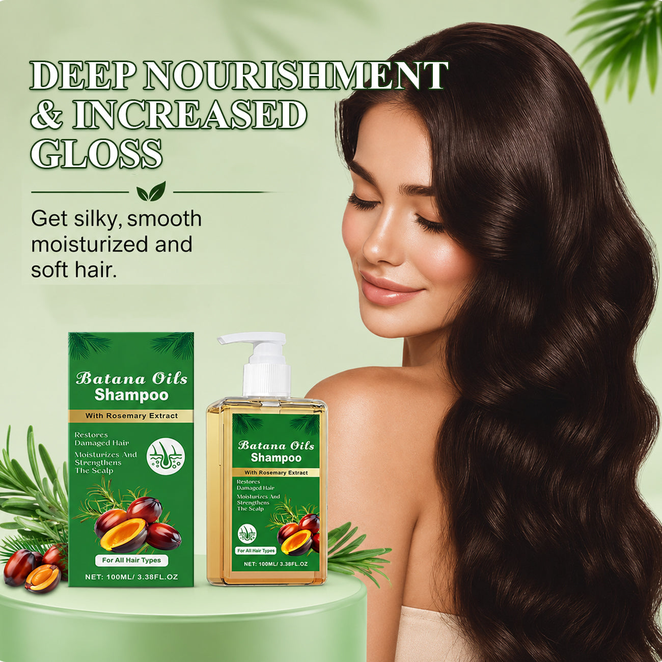 Batana Oil Shampoo with Rosemary Extract