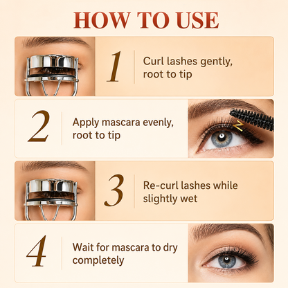 🥳 LAST DAY 60% OFF 👁️✨ Waterproof Fiber Mascara for Natural Volume 💖💃 All-Day Beautiful Lashes, Smudge-Proof!