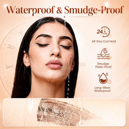 🥳 LAST DAY 60% OFF 👁️✨ Waterproof Fiber Mascara for Natural Volume 💖💃 All-Day Beautiful Lashes, Smudge-Proof!