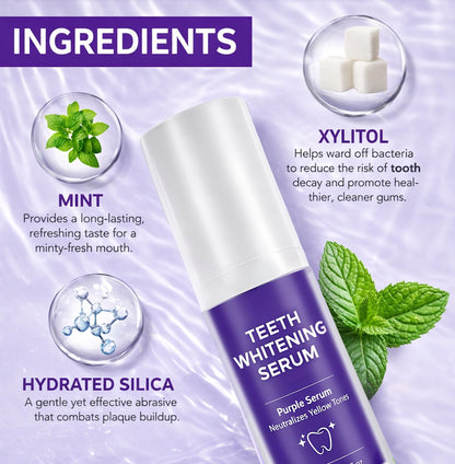 FALSH SALE 60% OFF + FREESHIP🔥V34 Teeth Whitening Serum ✨Dentist‑Developed Whitening Formula